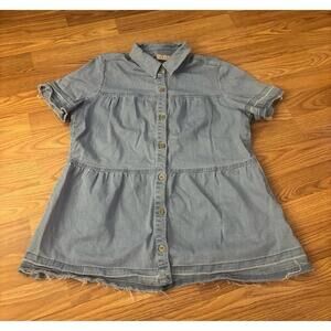 LOGO By Lori Goldstein Jean Top Size XS